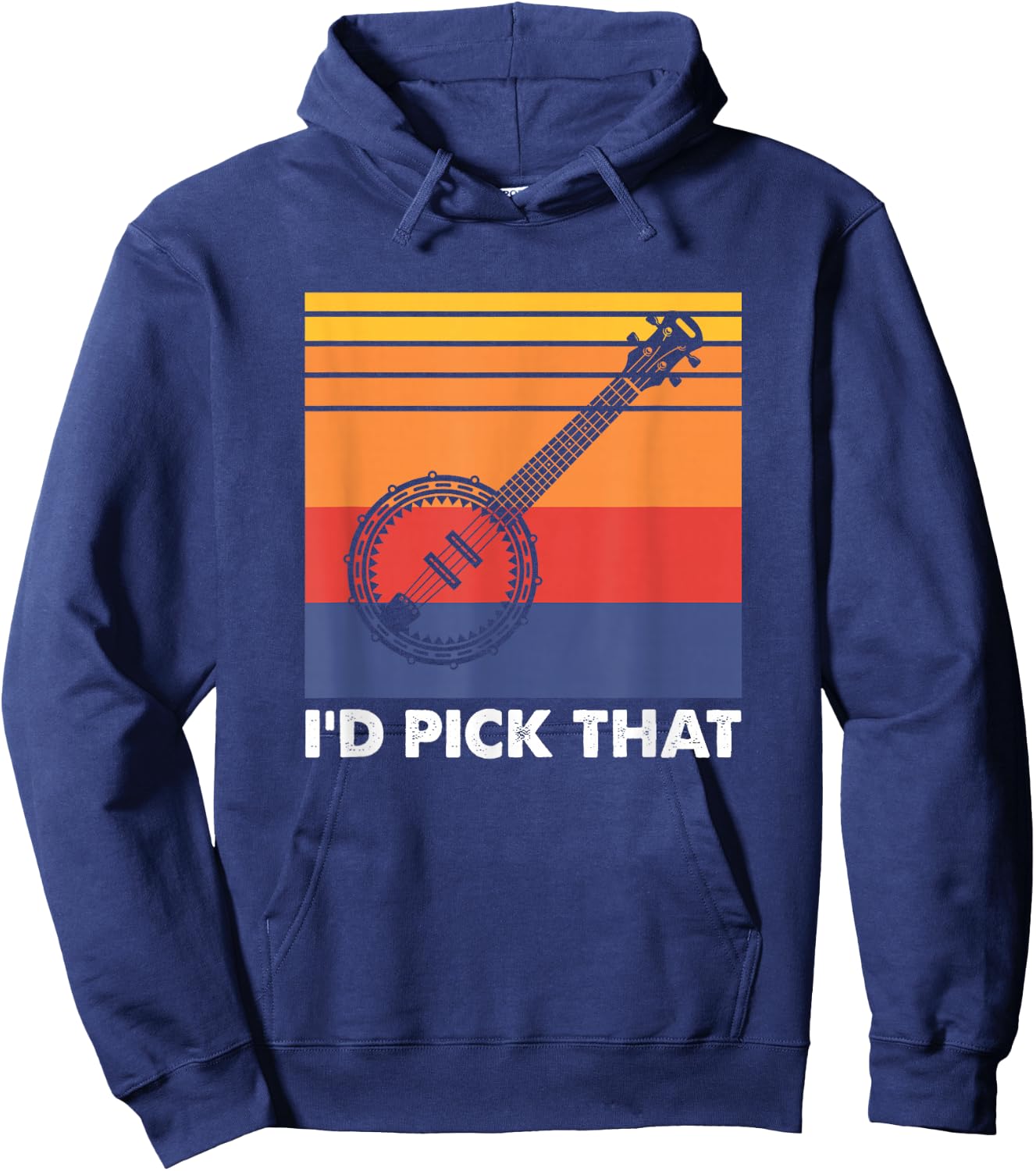 I'd Pick That - Banjo Player Hoodie - Hoodie | Navy