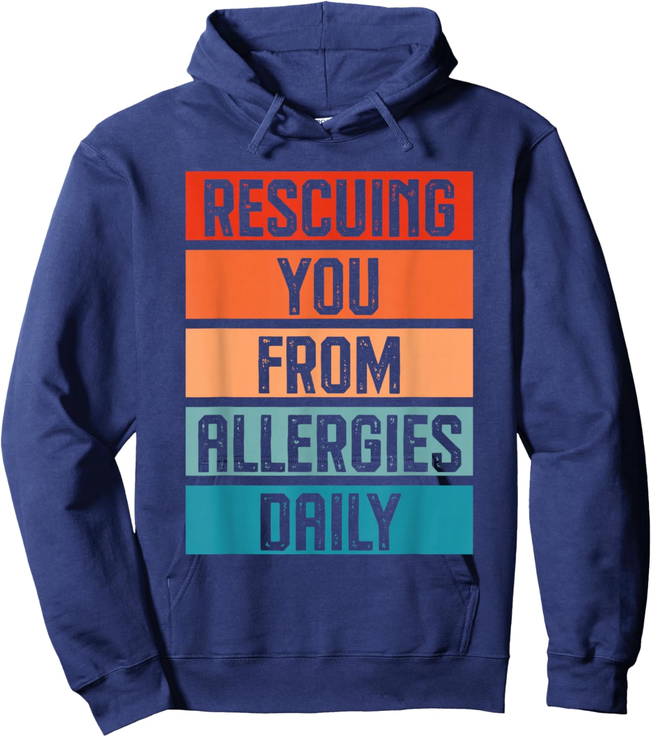 Allergist Doctor Design Allergy Physician Lover Hoodie - Hoodie | Navy