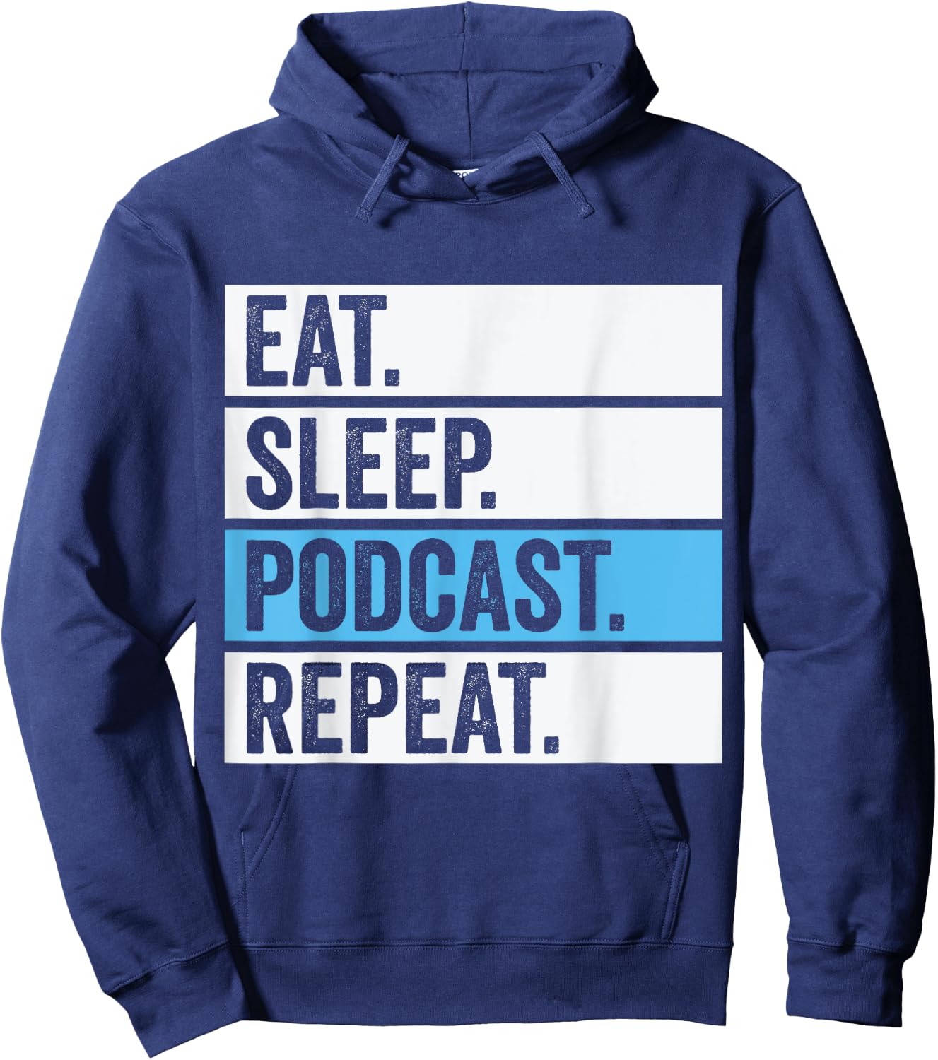 Cool Podcasting Women Radio Podcaster Podcast Lovers Hoodie - Hoodie | Navy