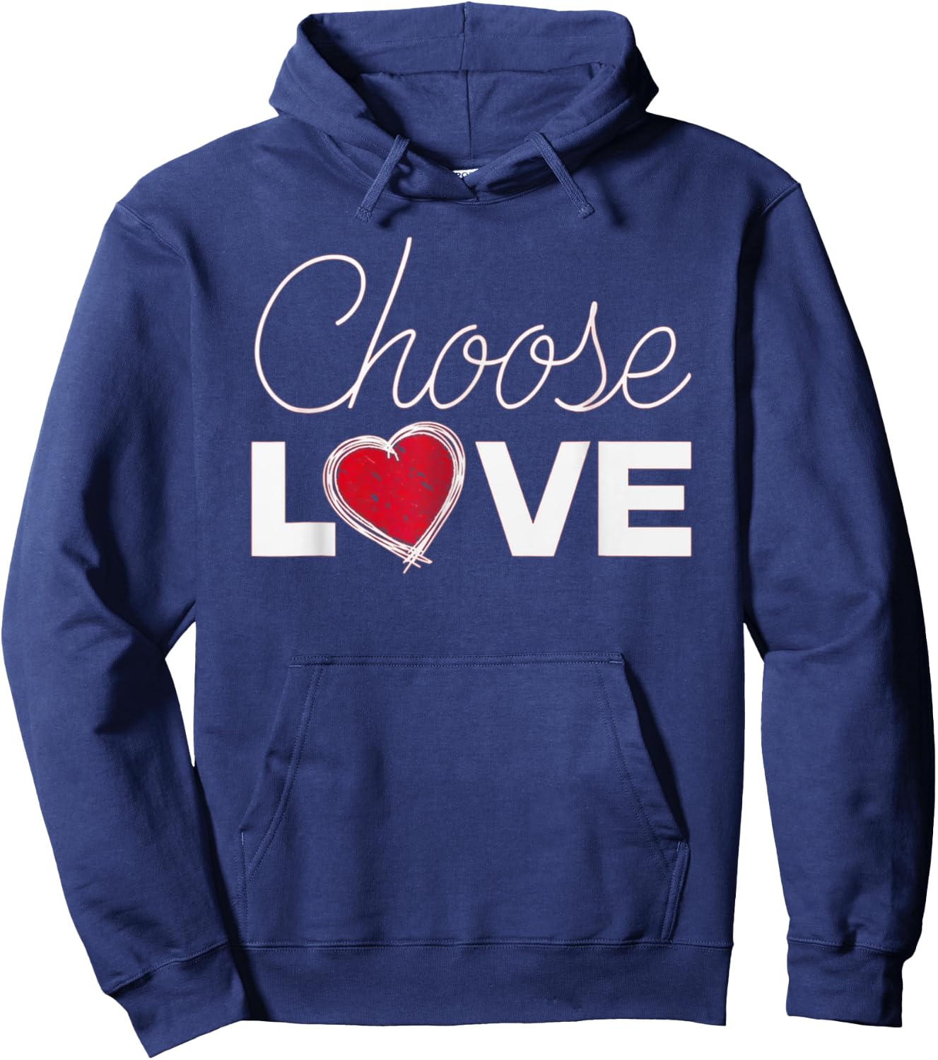 Choose Love - Bills Choose Love - Inspirational Hoodie - Hoodie | Navy