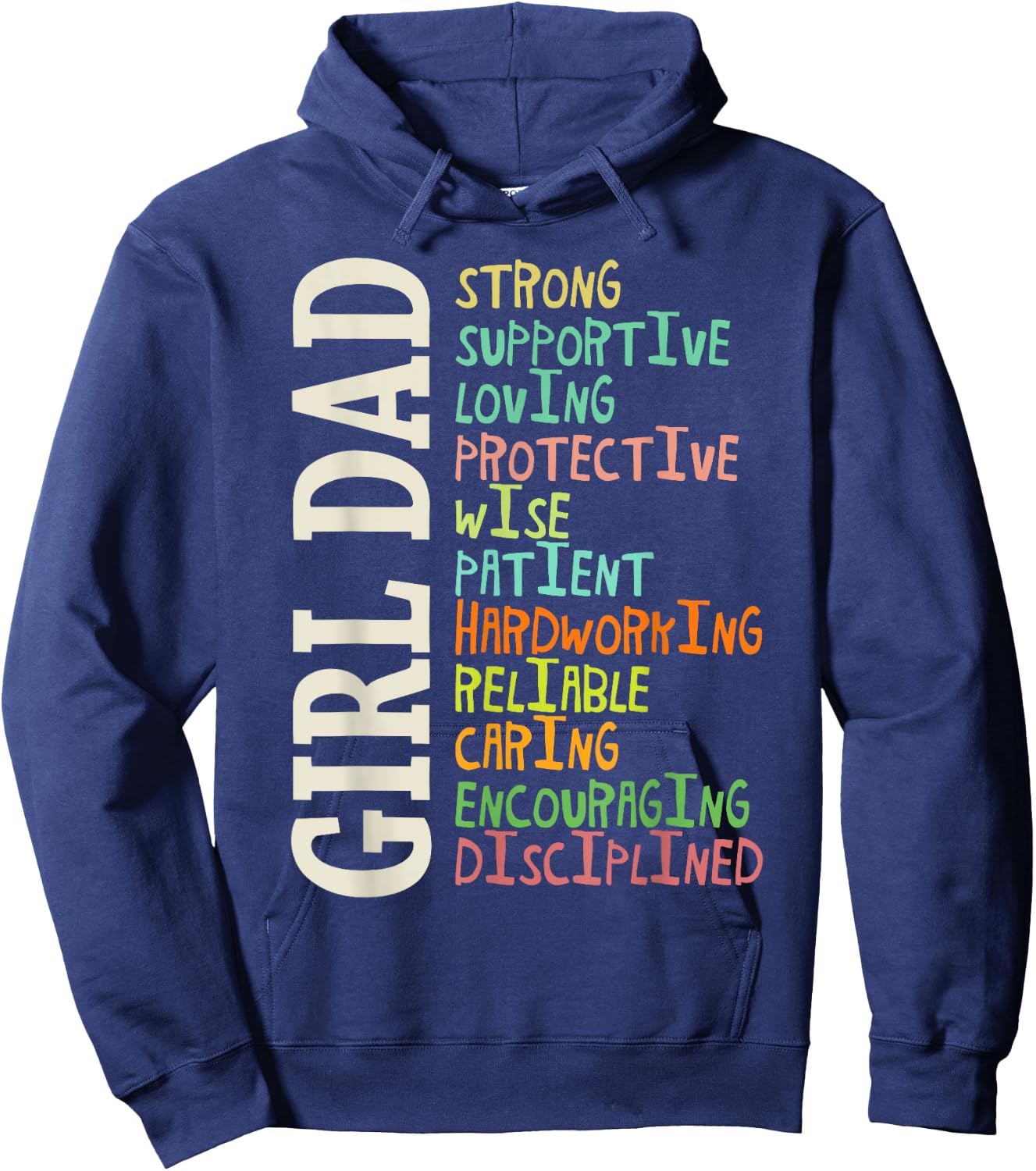 Dads of Daughters shirt for Dad Father Happy Father's Day Hoodie - Hoodie | Navy