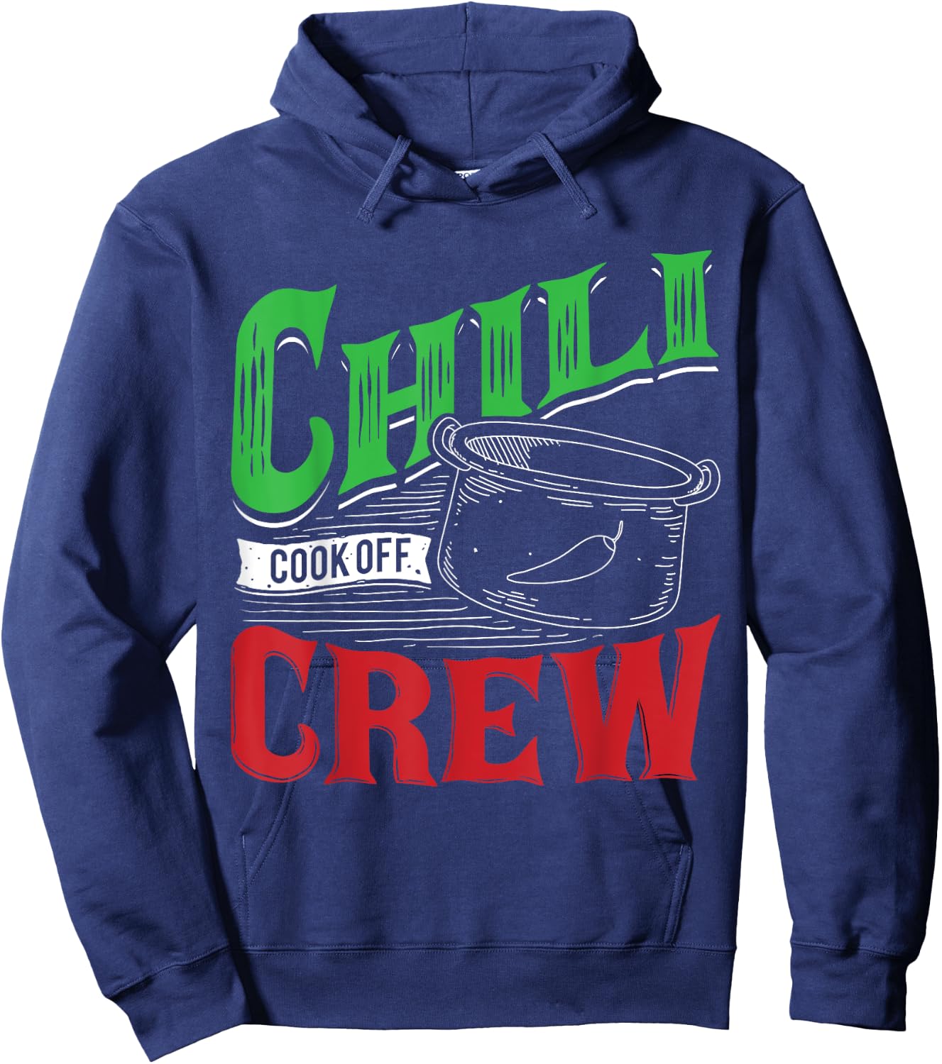 Chili Cook Off Crew Cooking Competition Winning Team Award Hoodie - Hoodie | Navy