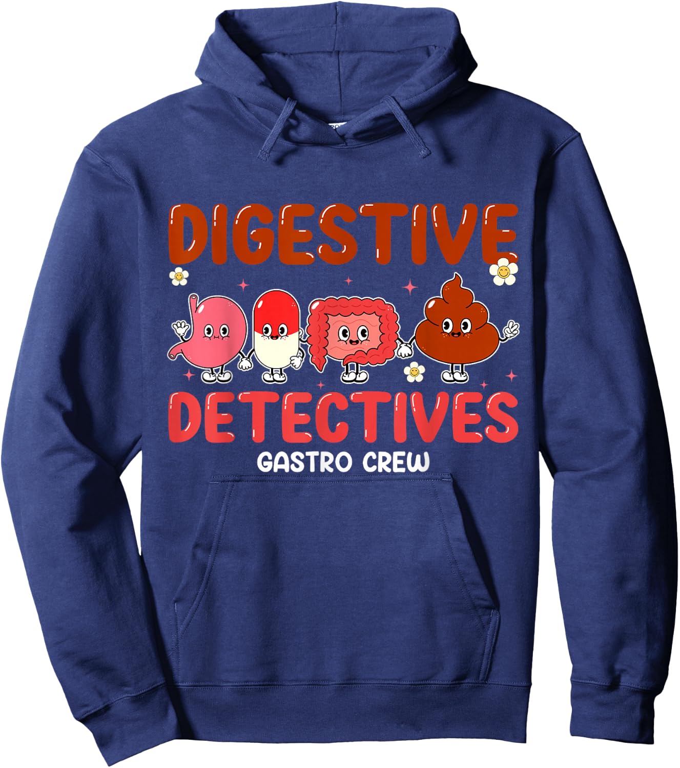 Digestive Detectives Gastro Crew Gift Nurse Practitioner Hoodie - Hoodie | Navy