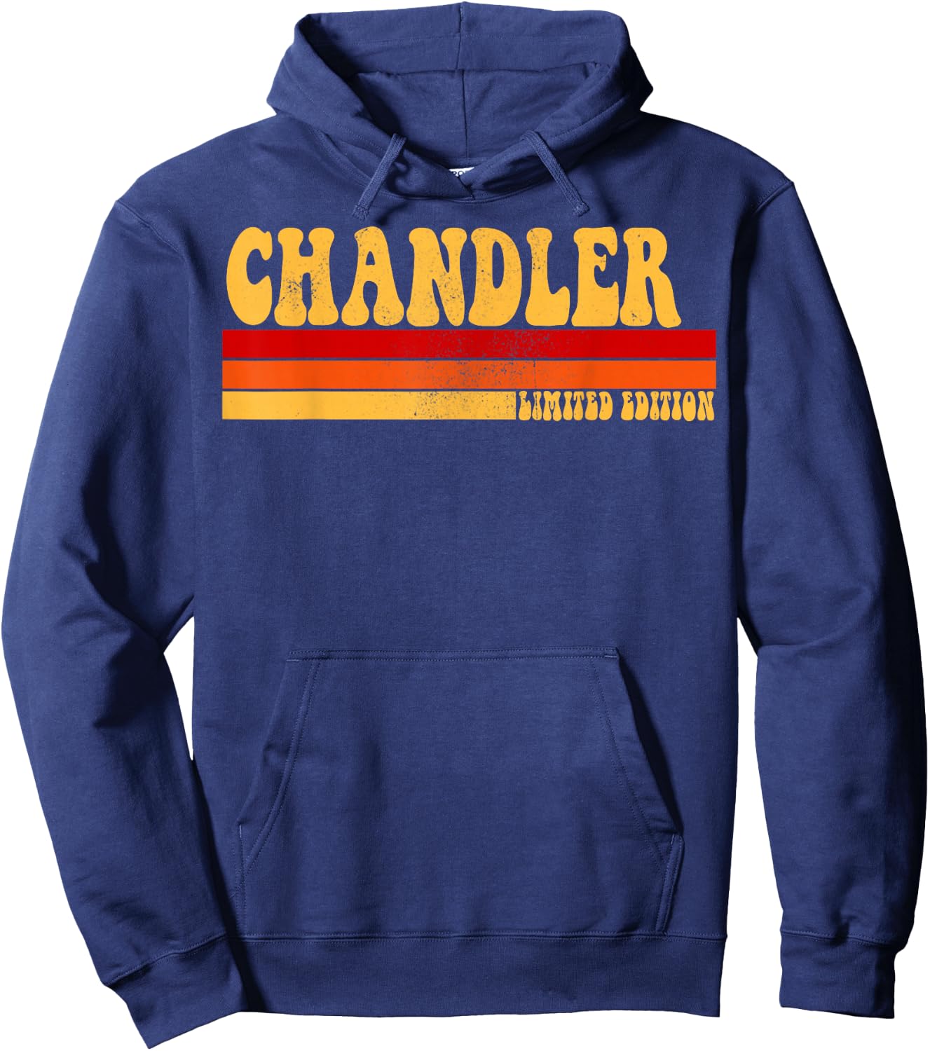 CHANDLER Name Personalized Idea Men Retro Vintage CHANDLER Hoodie - Hoodie | Navy
