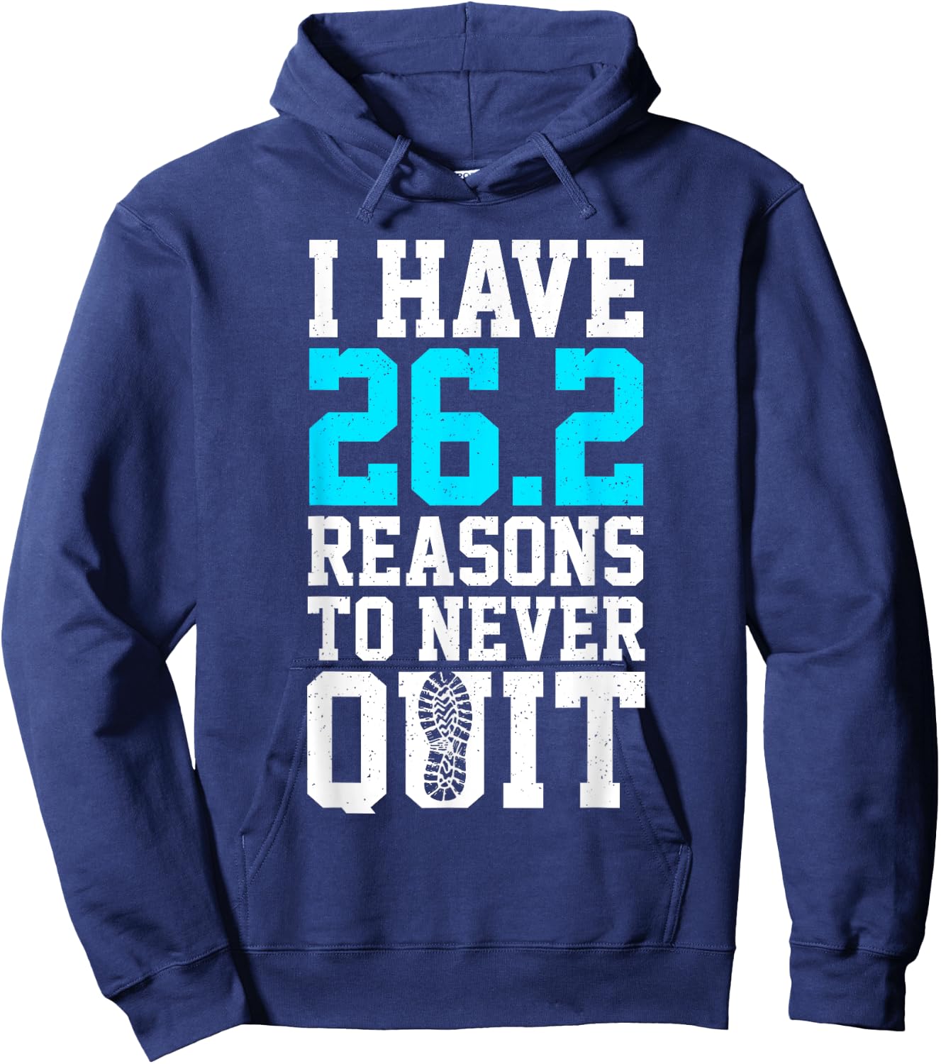 Best Marathon Runner Design Women Marathon Running Hoodie - Hoodie | Navy