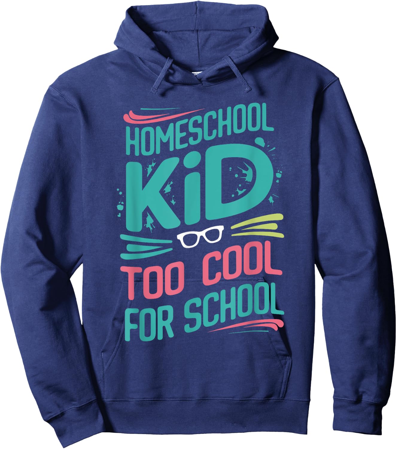 Homeschool Life Homeschool Mom Homeschool Dad Teacher Kids Hoodie - Hoodie | Navy