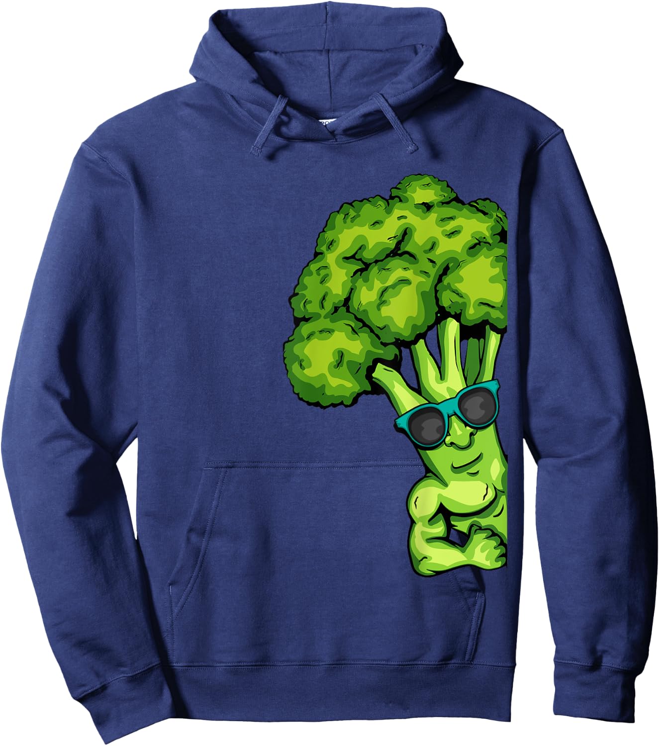 Broccoli Lover Healthy Vegetables Gym Fitness Bodybuilding Hoodie - Hoodie | Navy