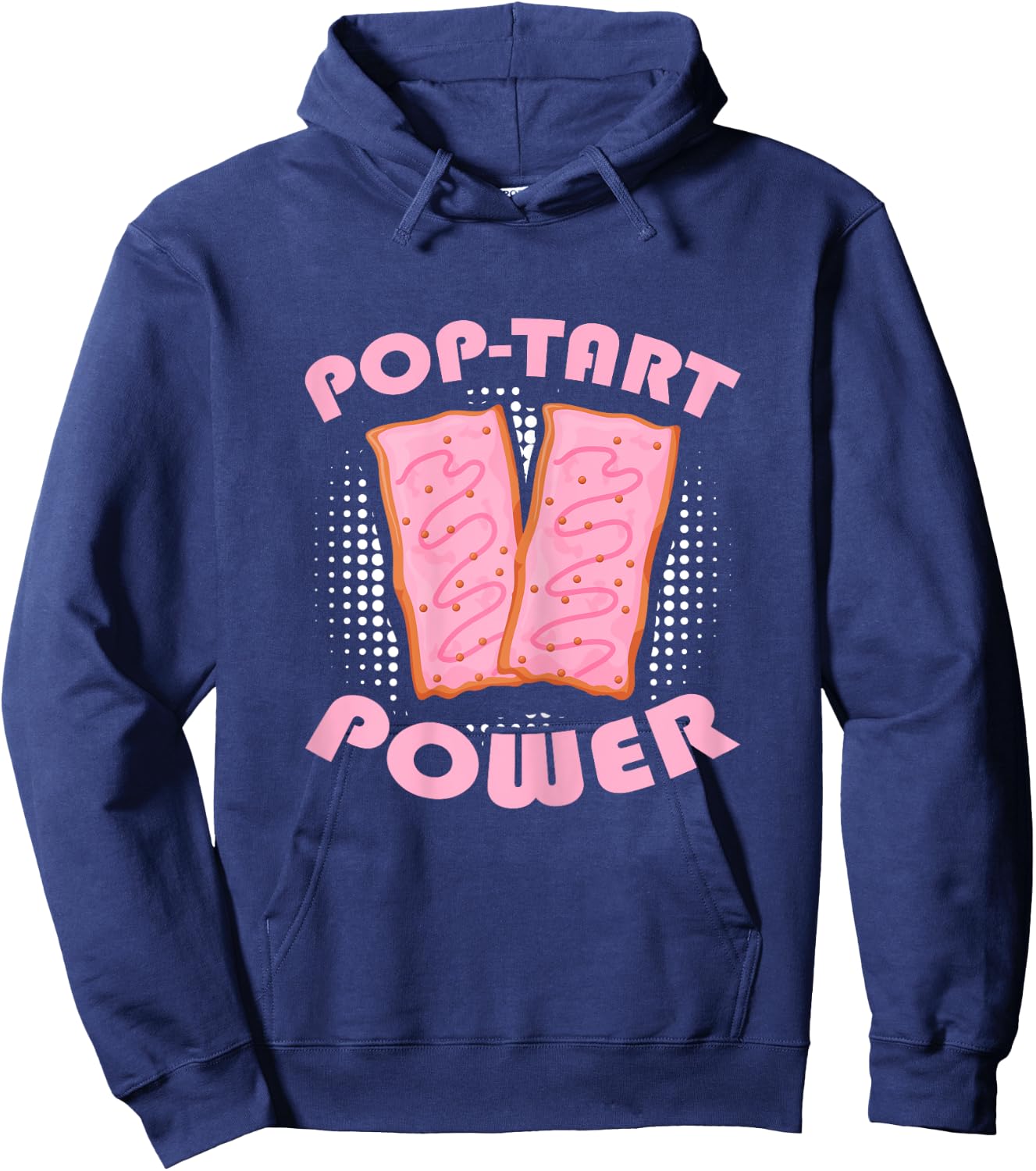 Pop-Tart Power Gym Workout Frosted Toaster Pastry Hoodie - Hoodie | Navy