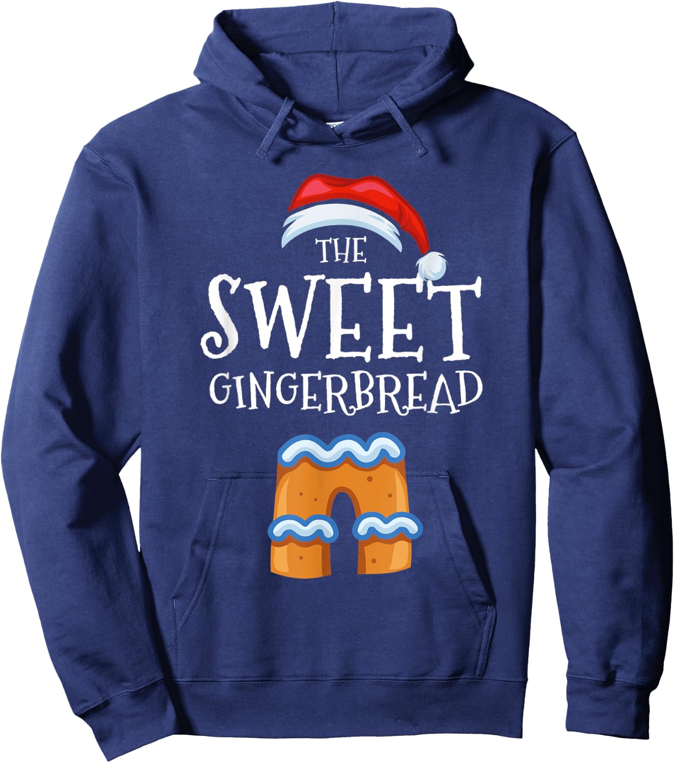 Sweet Gingerbread Family Matching Group Christmas Gift Hoodie - Hoodie | Navy
