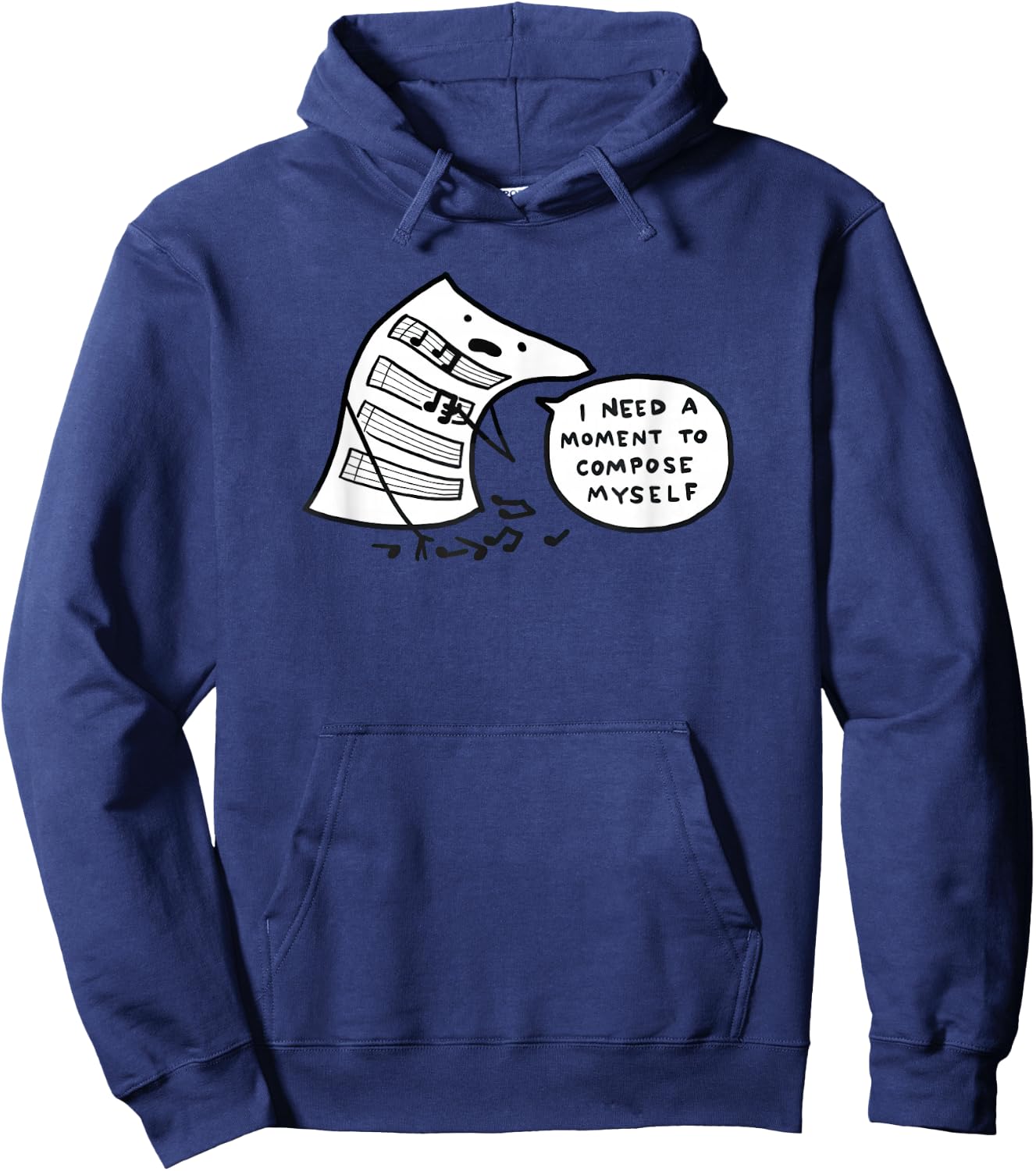 I Need A Moment To Compose Myself Hoodie - Hoodie | Navy