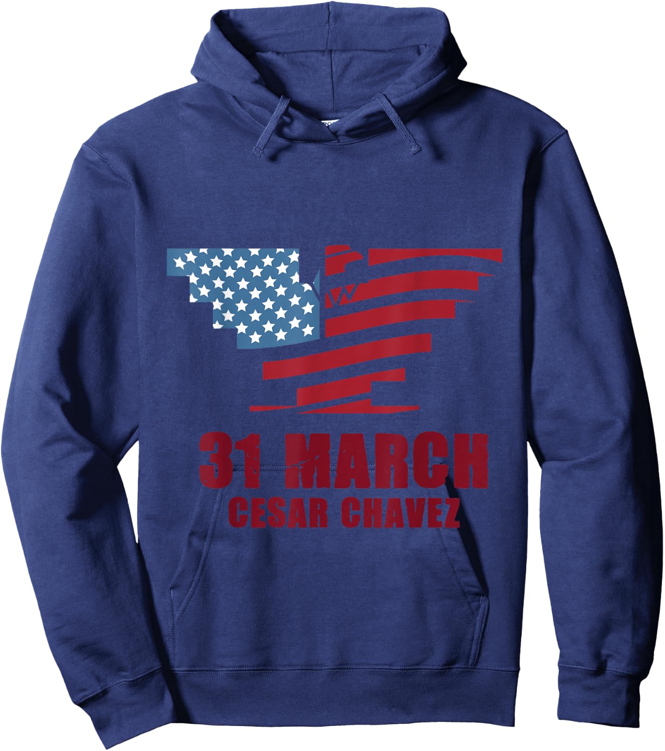 Cesar Chavez Day March 31 Si Se Puede Hoodie - Hoodie | Navy