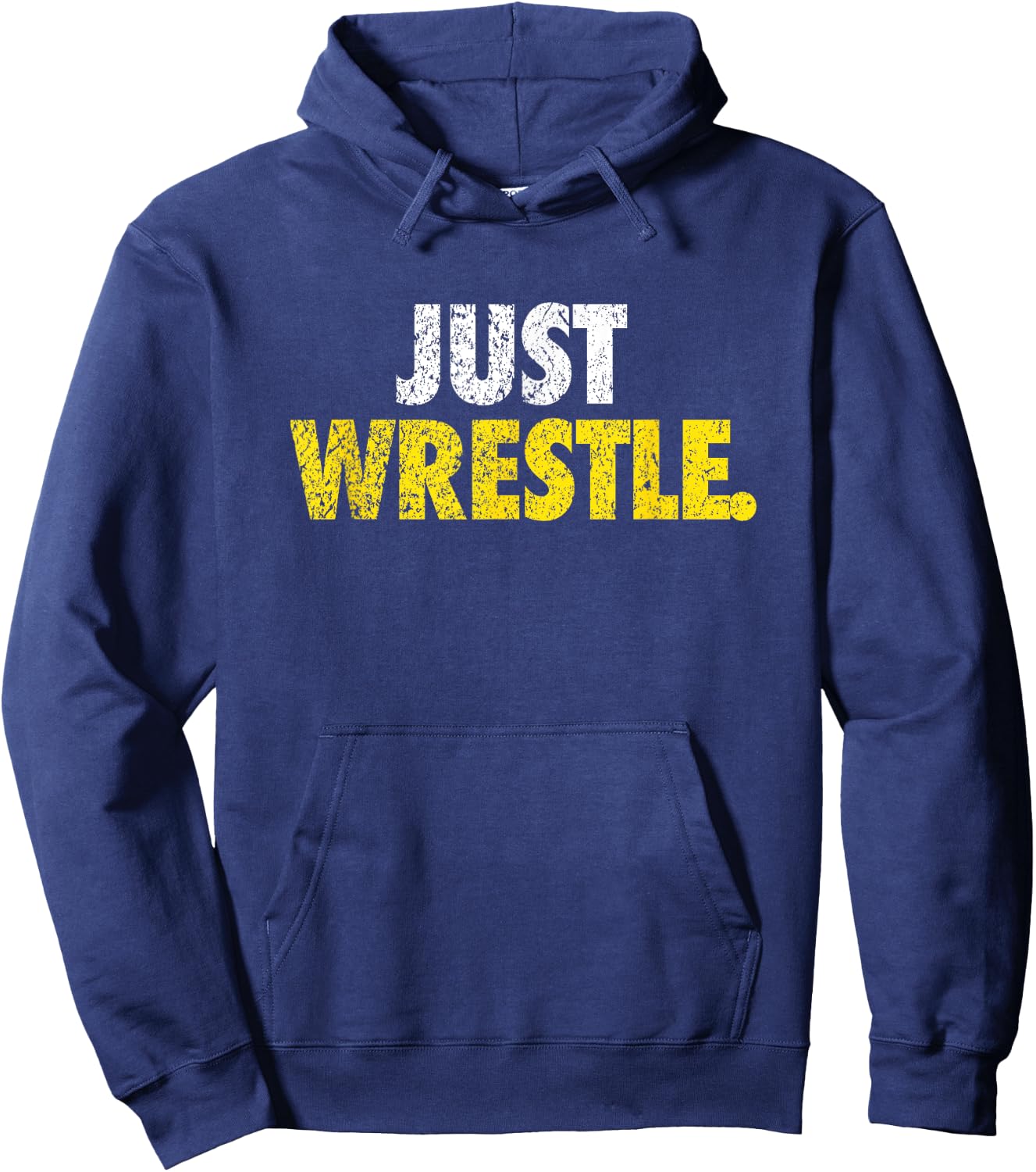 Just Wrestle Youth High School College Hoodie - Hoodie | Navy