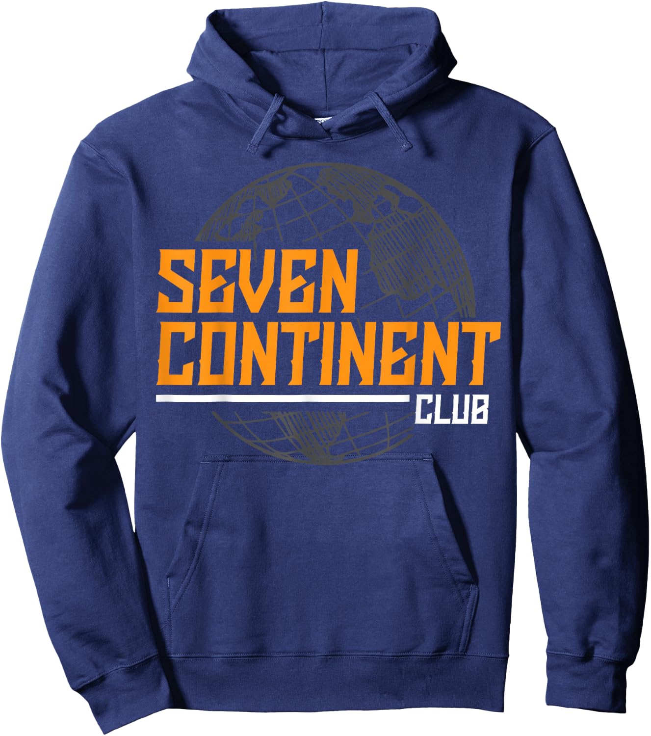 7 Continents World Traveler - Travel Enthusiasts Hoodie - Hoodie | Navy