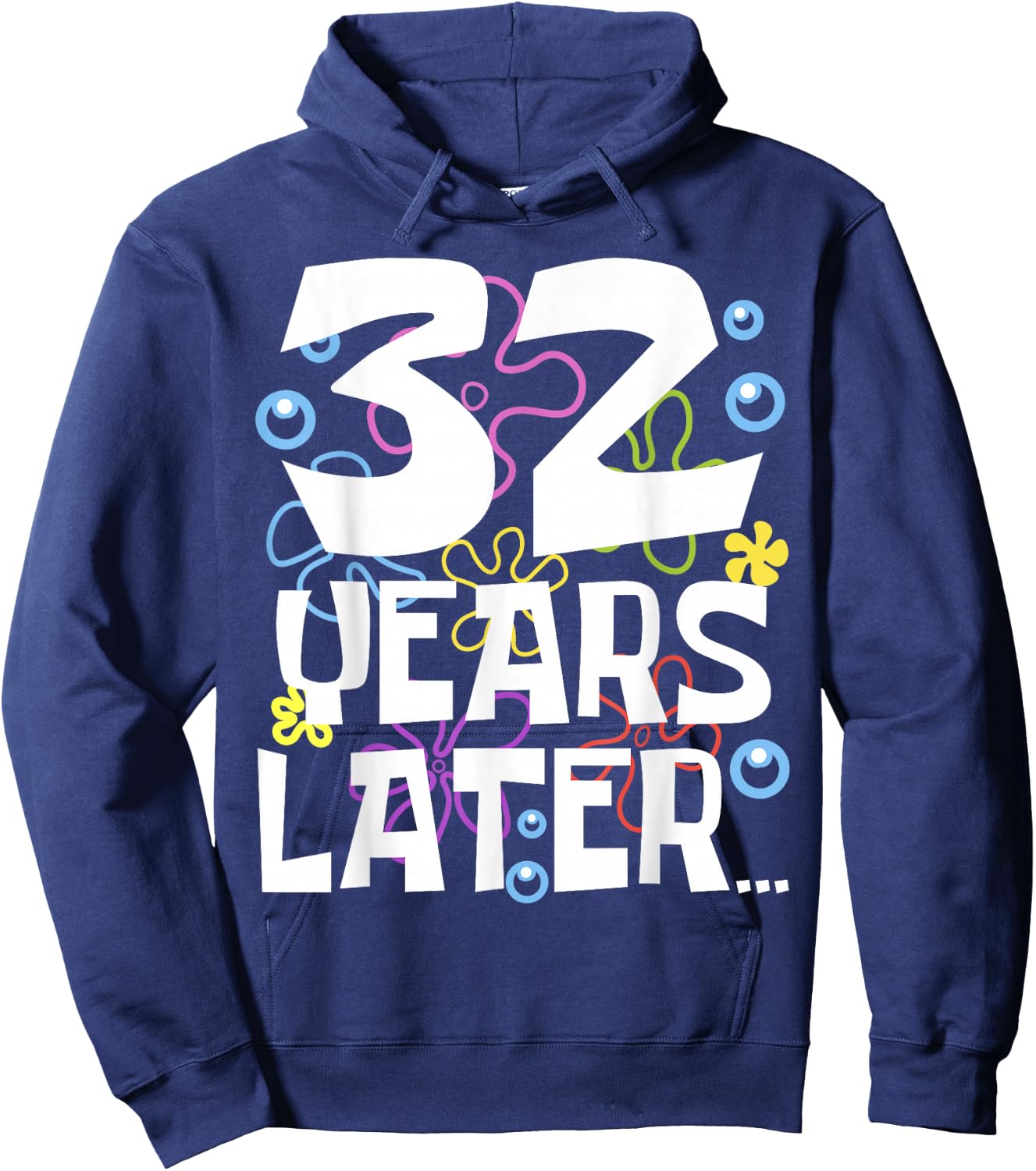 32 YEARS LATER 32nd 32 year Old Birthday Gifts Men Hoodie - Hoodie | Navy