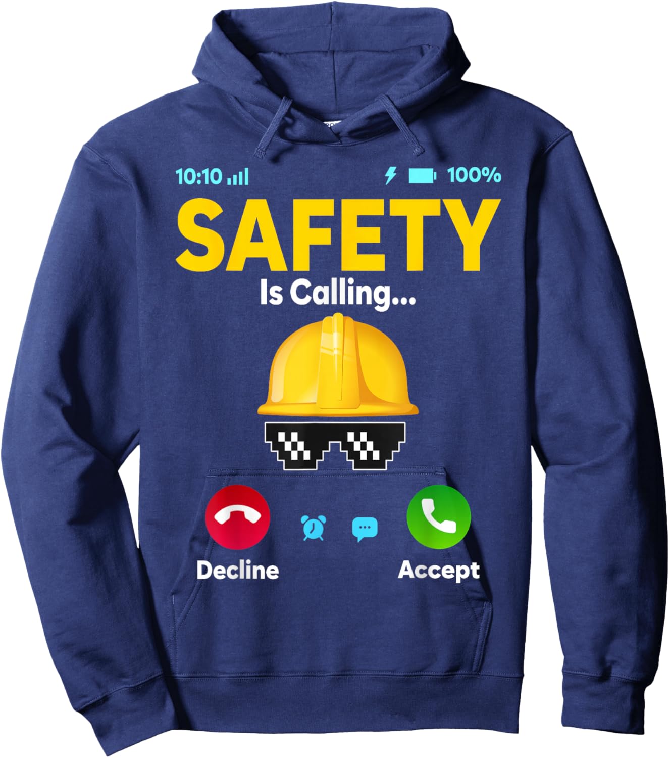 Funny Occupational Health Safety Officer Manager Supervisor Hoodie - Hoodie | Navy