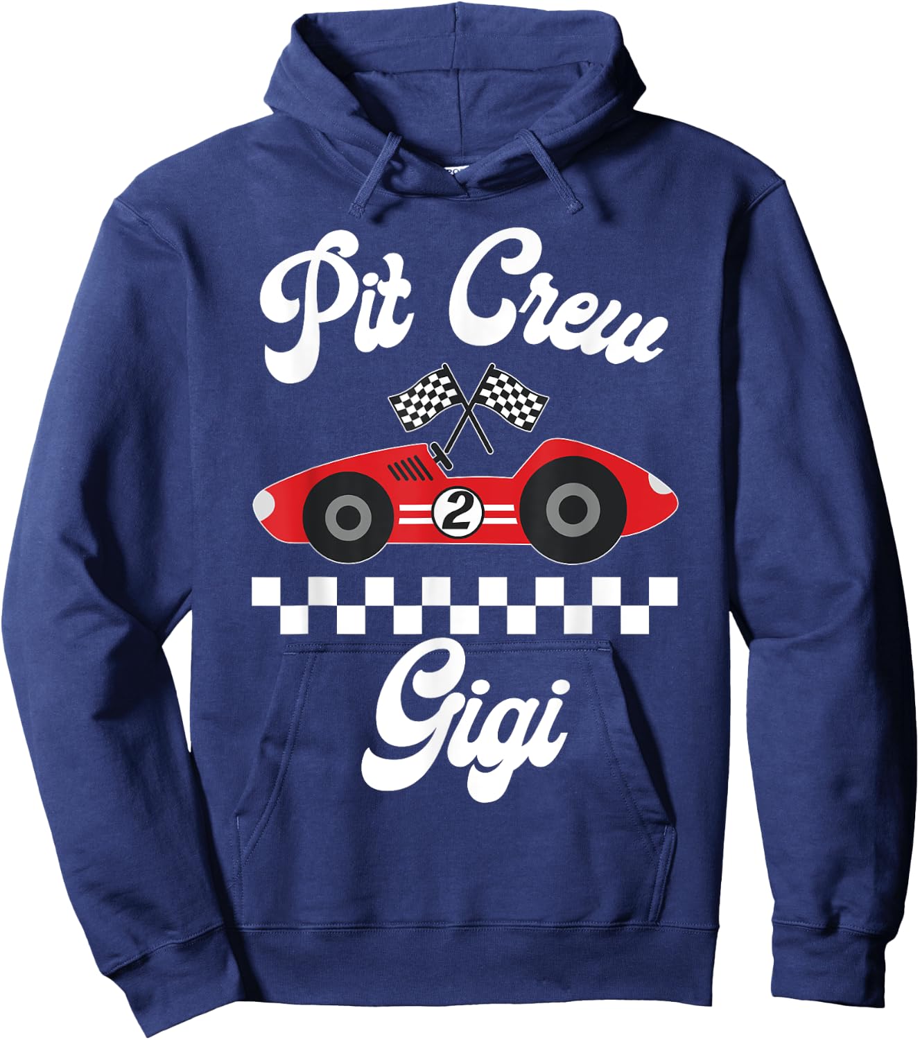 Two Fast Birthday Racing Car Party Gigi Of The Birthday Boy Hoodie - Hoodie | Navy