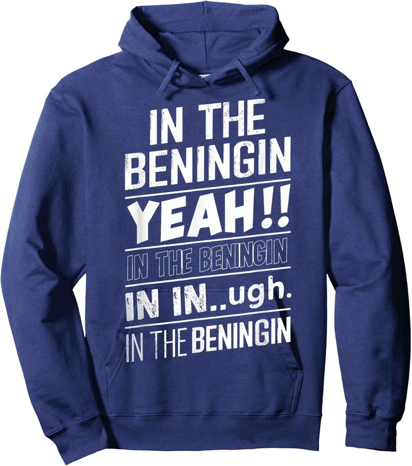 In The Beginning In The Beningin Hoodie - Hoodie | Navy