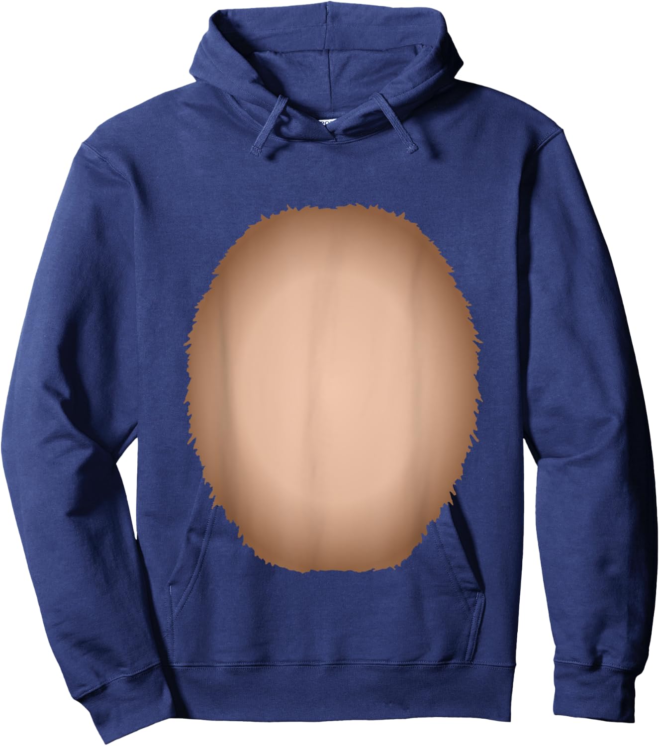 Funny Lazy DIY Bear Belly Costume for Halloween Party Hoodie - Hoodie | Navy
