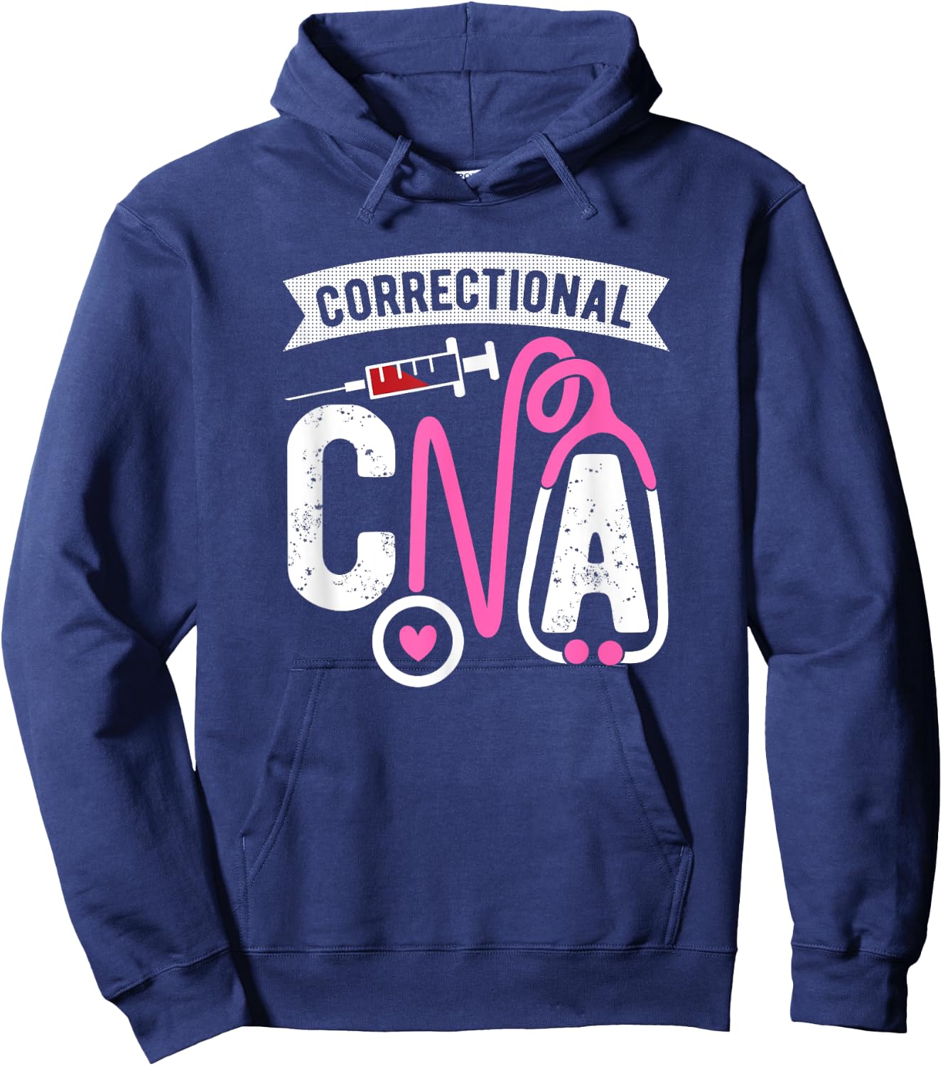Correctional CNA Certified Nursing Assistant Forensic Nurse Hoodie - Hoodie | Navy