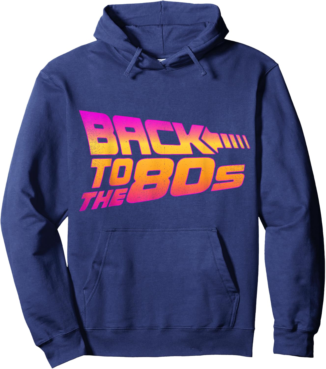 Back To The 80s Costume Retro Fancy Dress Halloween Party Hoodie - Hoodie | Navy