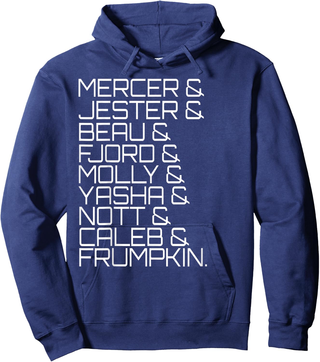 Character List Second Campaign Shirt Hoodie - Hoodie | Navy