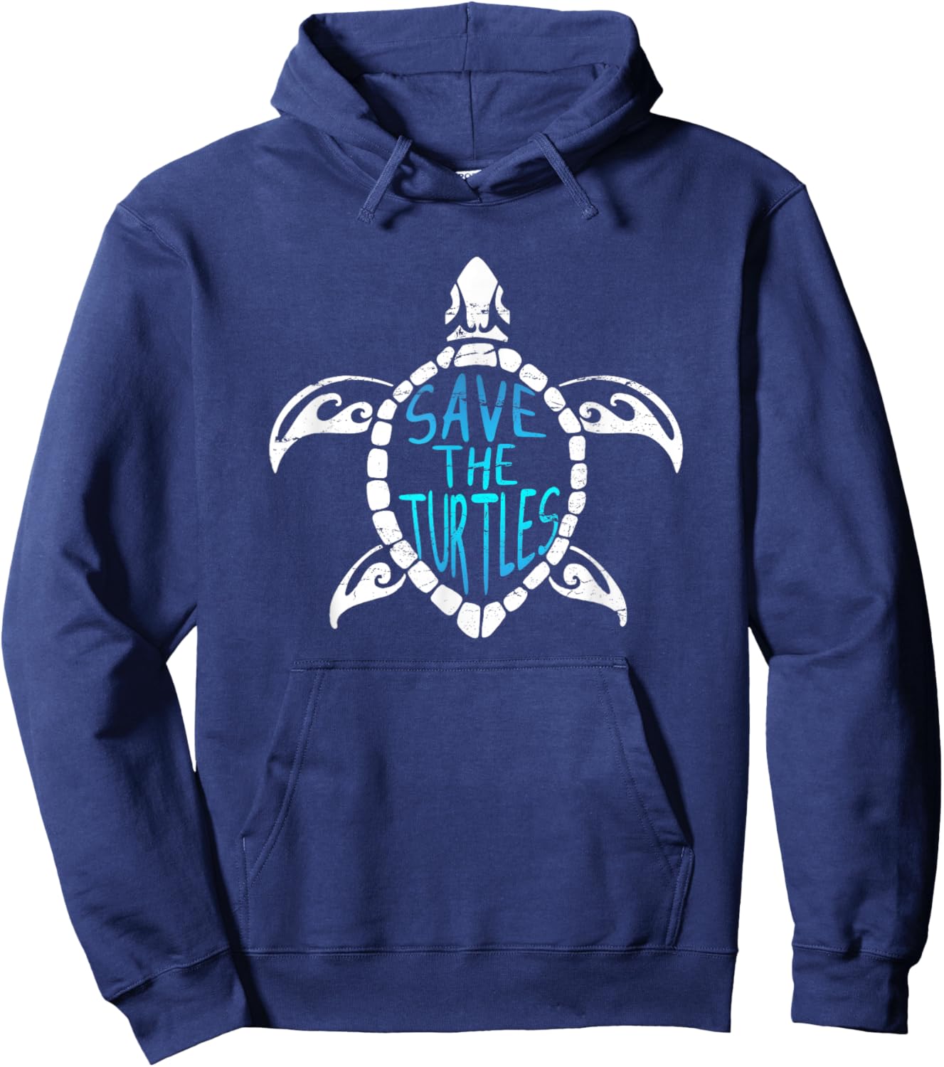 Save The Turtles Shirt Protect Ocean Animals Gift Hoodie - Hoodie | Navy