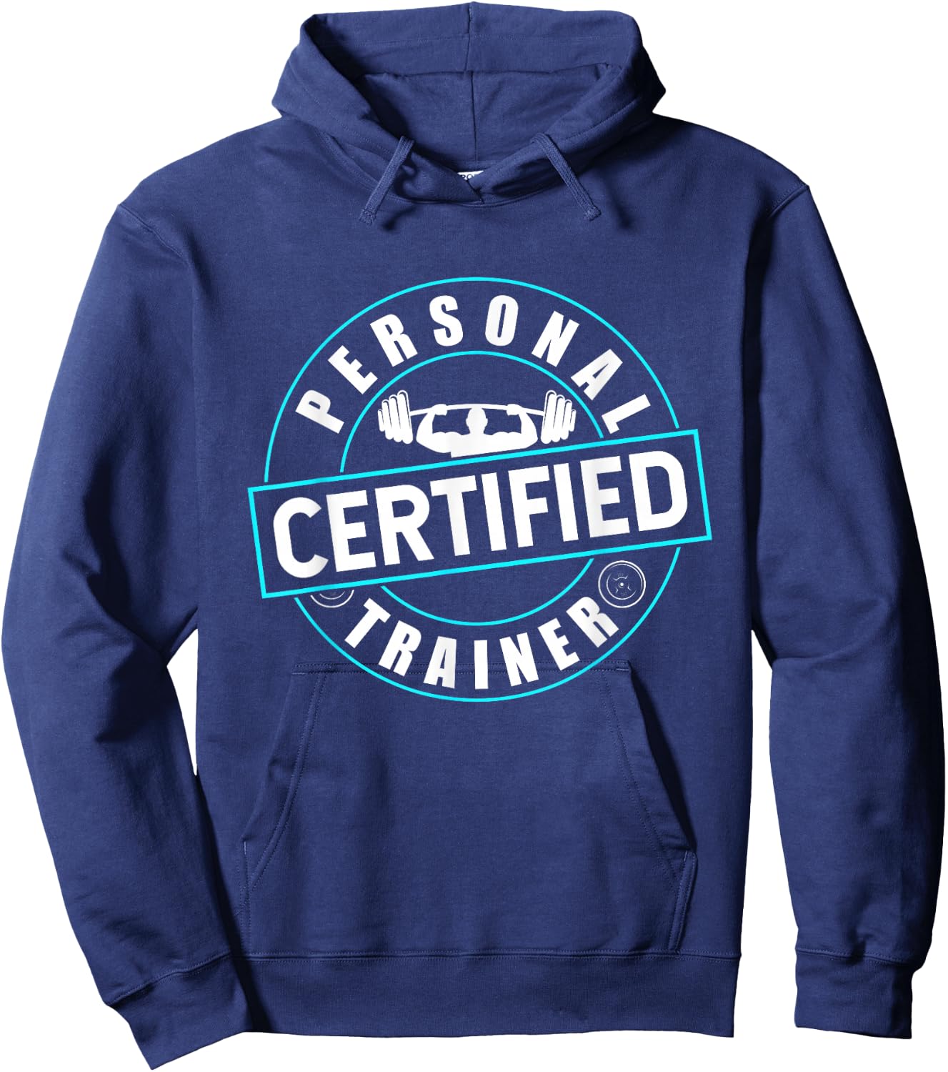 Certified Personal Trainer Badge of Honor Hoodie - Hoodie | Navy
