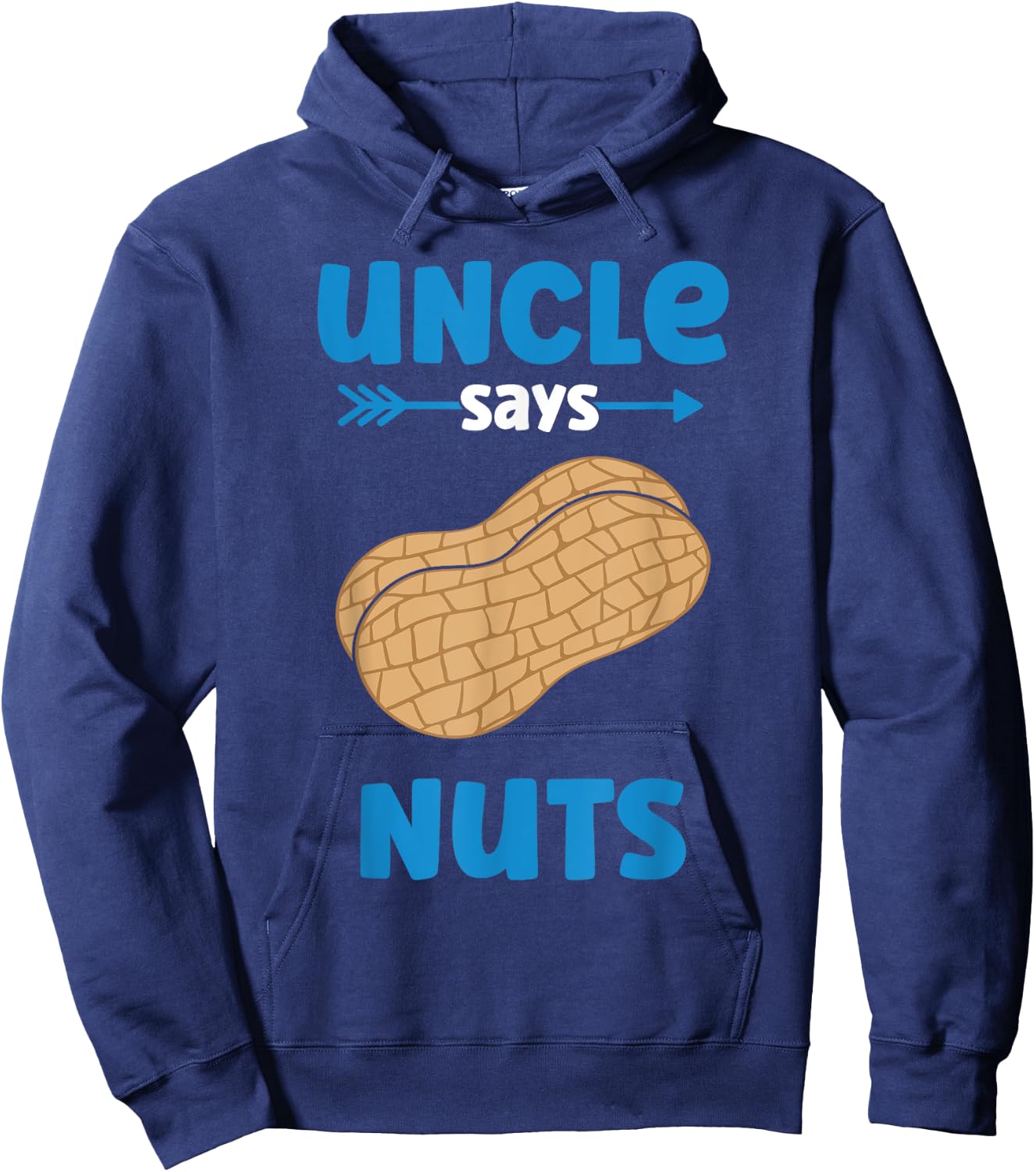 Uncle Says Nuts - Boy Gender Reveal Auntie - Team Boy Hoodie - Hoodie | Navy