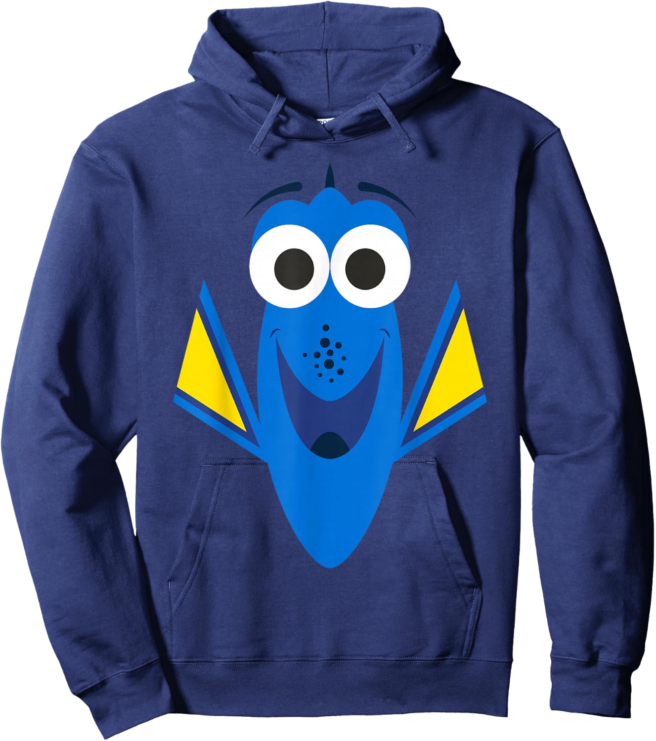 Disney and Pixar’s Finding Nemo Dory Big Face Blue Costume Hoodie - Hoodie | Navy