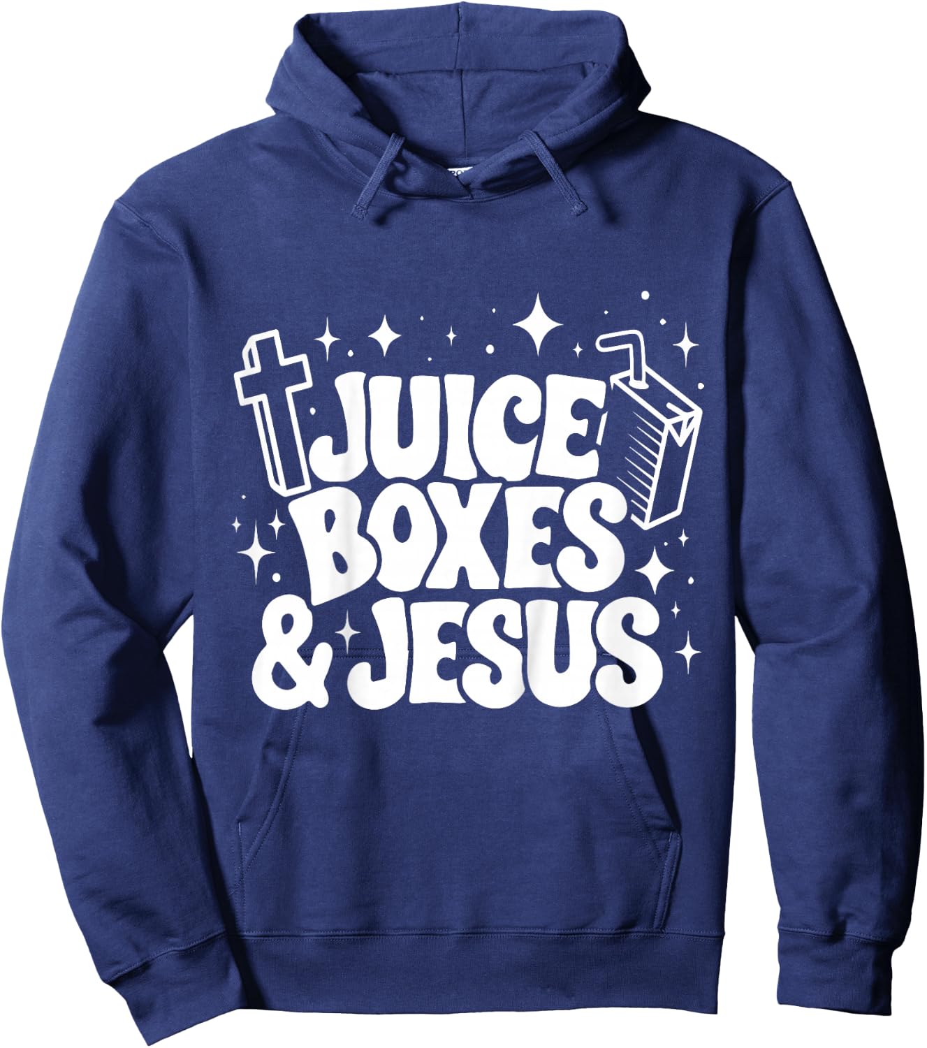 Kids A Juice boxes Saved My Life & Jesus Diabetes Awareness Hoodie - Hoodie | Navy
