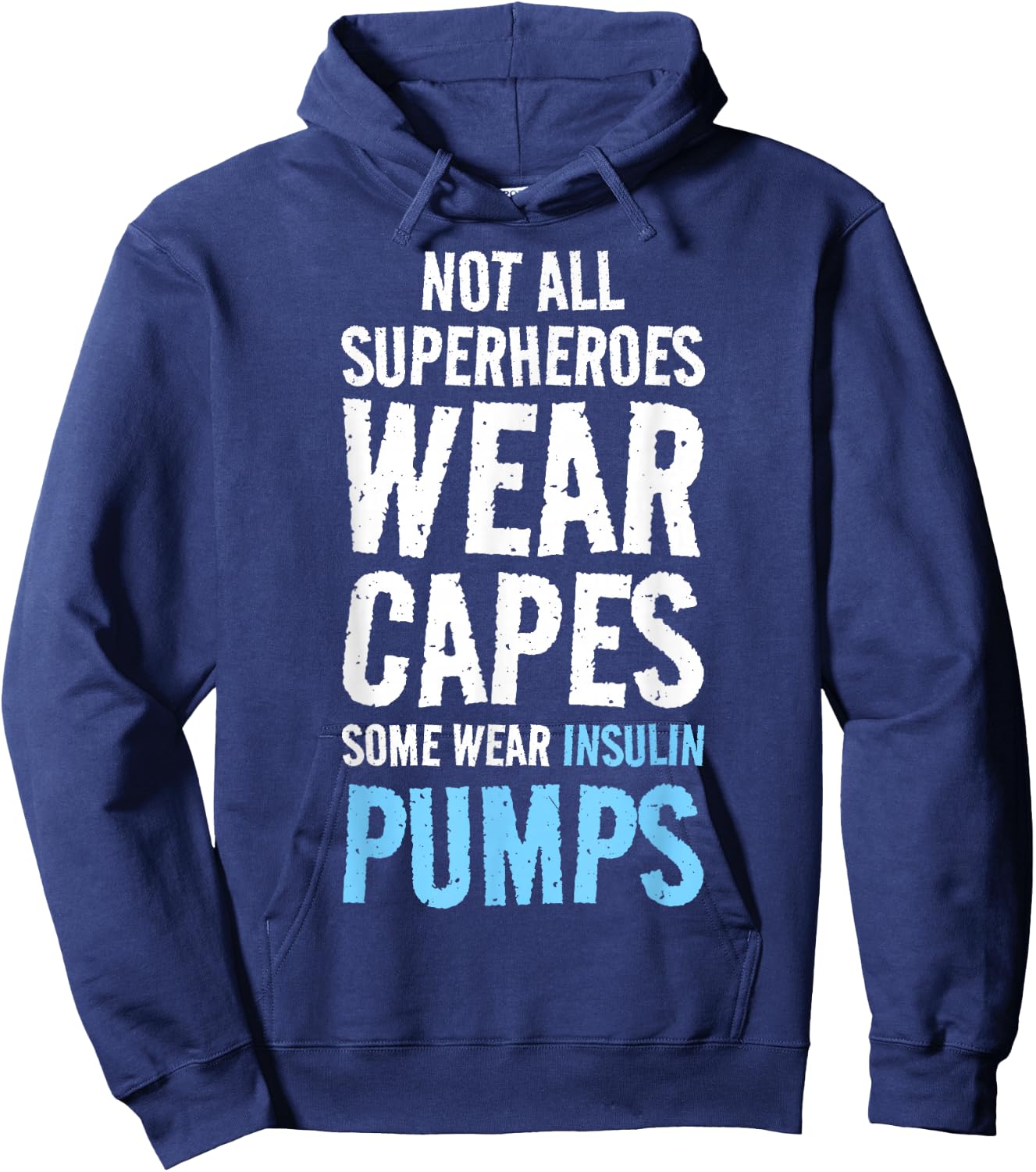 Not All Superheroes Wear Capes Diabetes Diabetes Hoodie - Hoodie | Navy