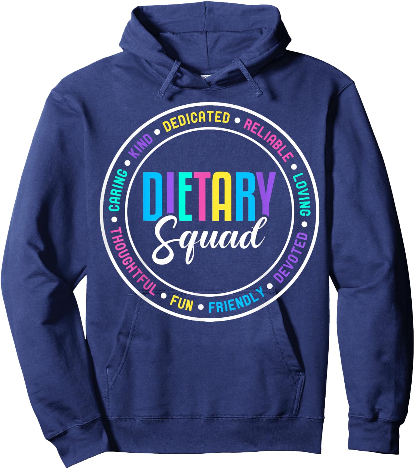 Dietary Squad Appreciation Dietary Manager Aide Hoodie - Hoodie | Navy