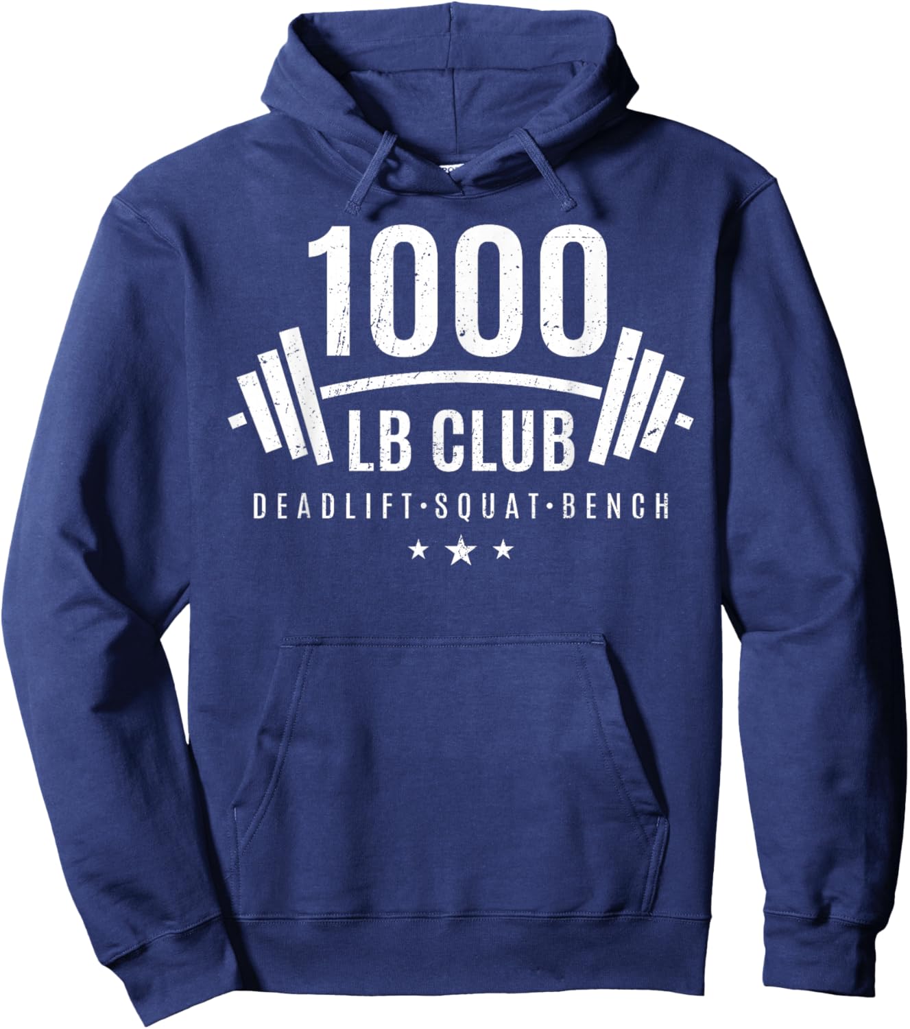 1000 lb Club Shirt - Weightlifting Gift Bodybuilders Hoodie - Hoodie | Navy