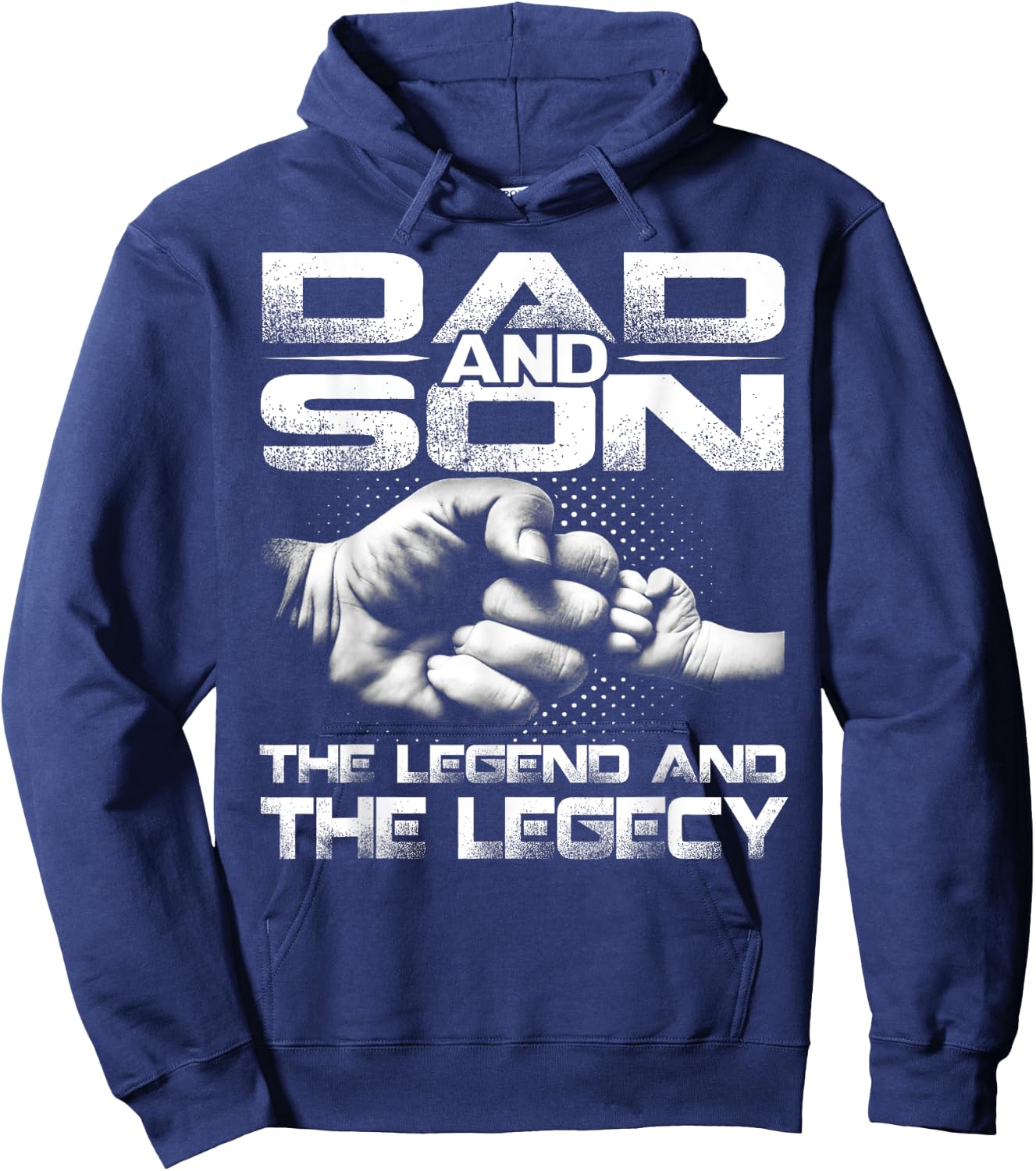 Dad And Son The Legend And The Legacy Hoodie - Hoodie | Navy