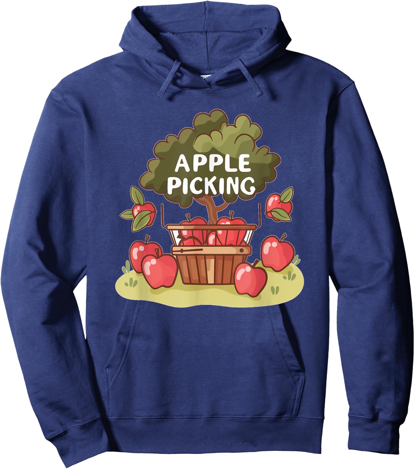 Happy Apple picking Costume for Adults and Kids Hoodie - Hoodie | Navy