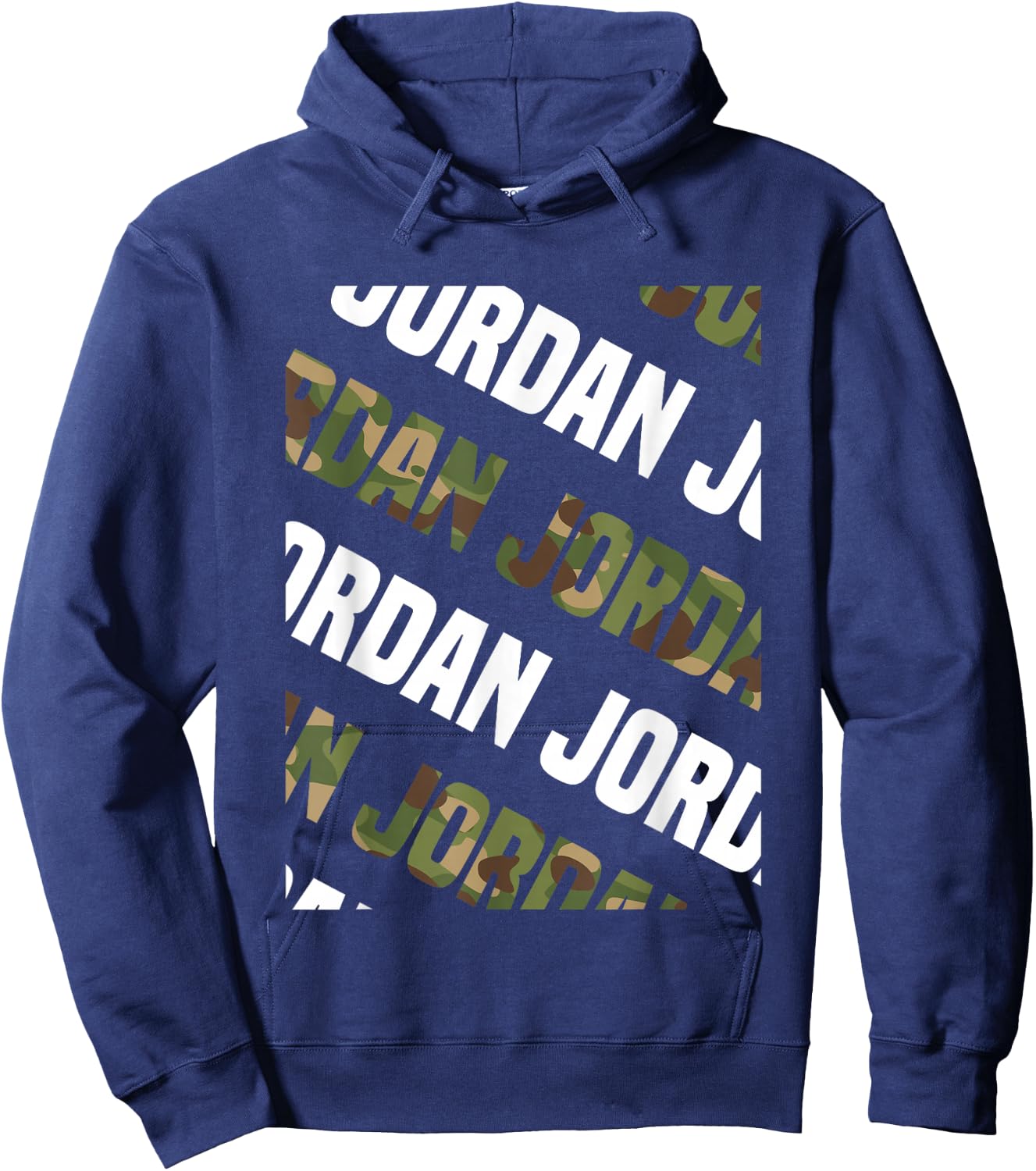 Jordan Camo Pattern Green Camouflage Hoodie - Hoodie | Navy
