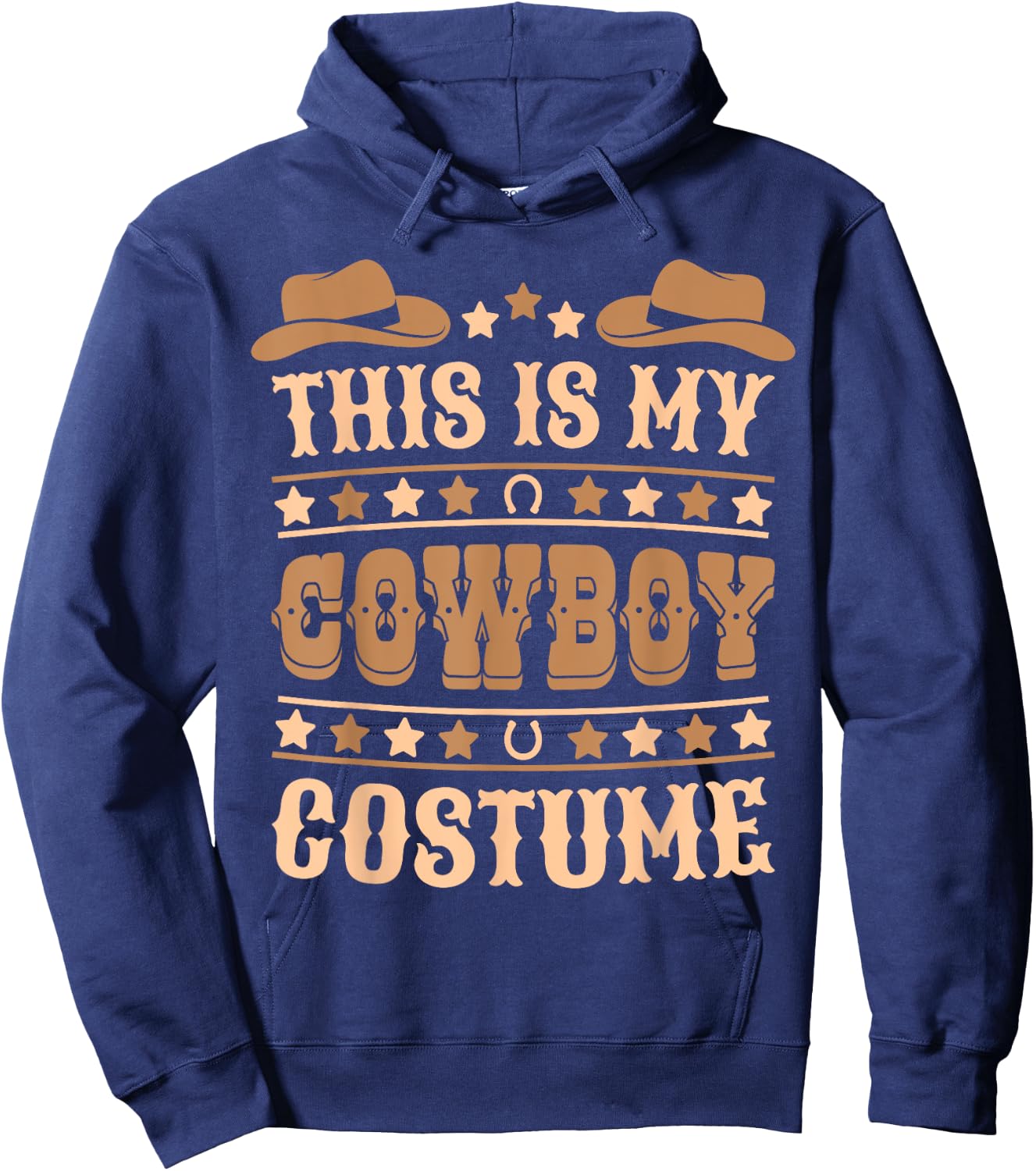 Cute Cowboy Western Cowboy Outfit Men Boy Kid Cowboy Costume Hoodie - Hoodie | Navy