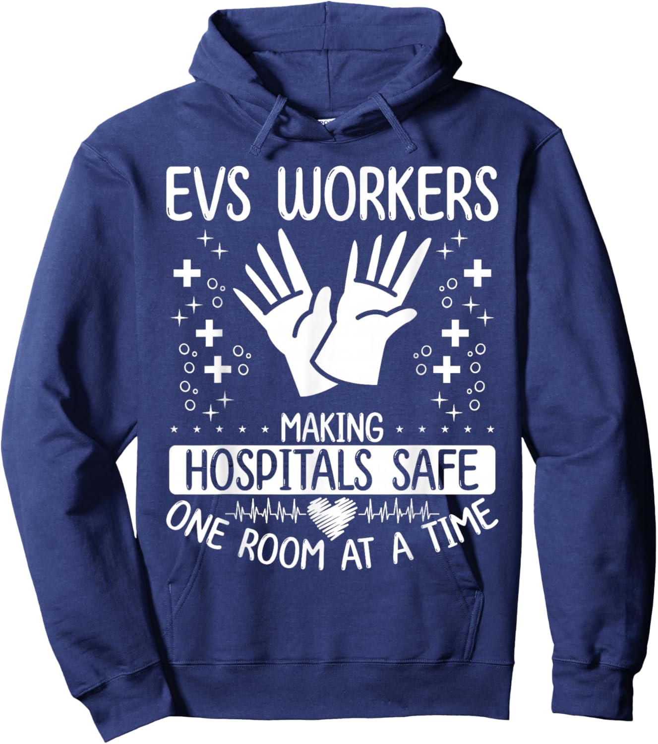 EVS Technician EVS Operator Environmental Service Tech Hoodie - Hoodie | Navy