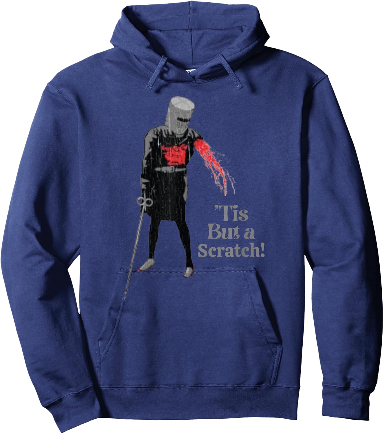 Tis But A Scratch Hoodie - Hoodie | Navy