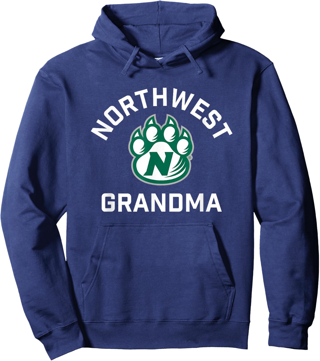 Northwest Missouri State Bearcats Arched Grandma Hoodie - Hoodie | Navy