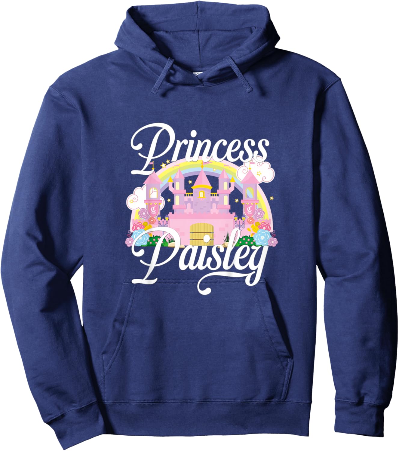 Kids Princess Paisley Hoodie - Hoodie | Navy