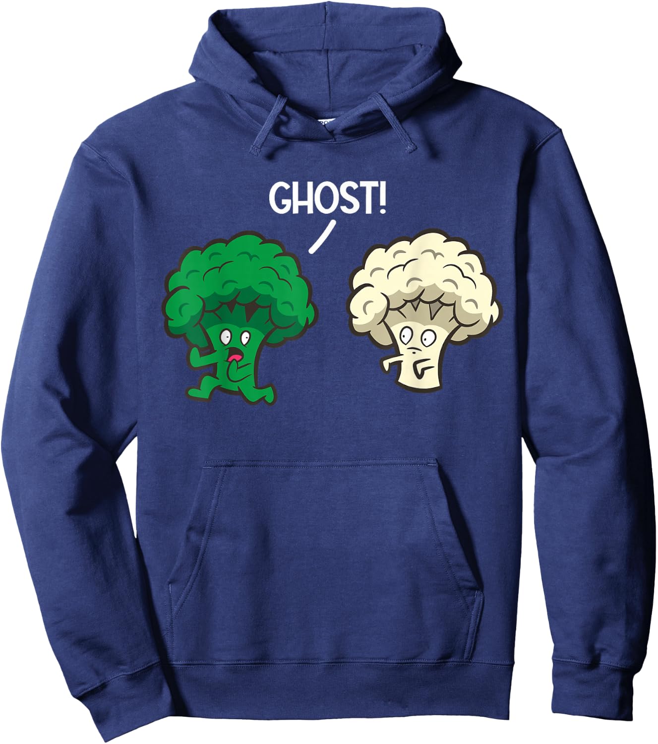 Broccoli Ghost Cauliflower Hoodie - Hoodie | Navy