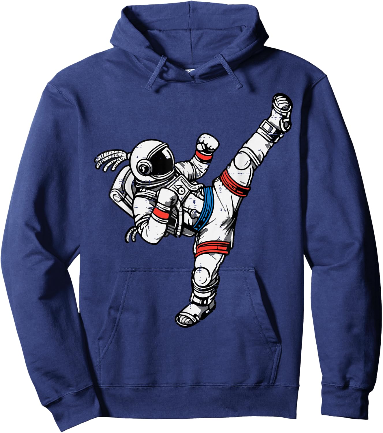 Astronaut Muay Thai Fighter Space Martial Arts Men Women Kid Hoodie - Hoodie | Navy