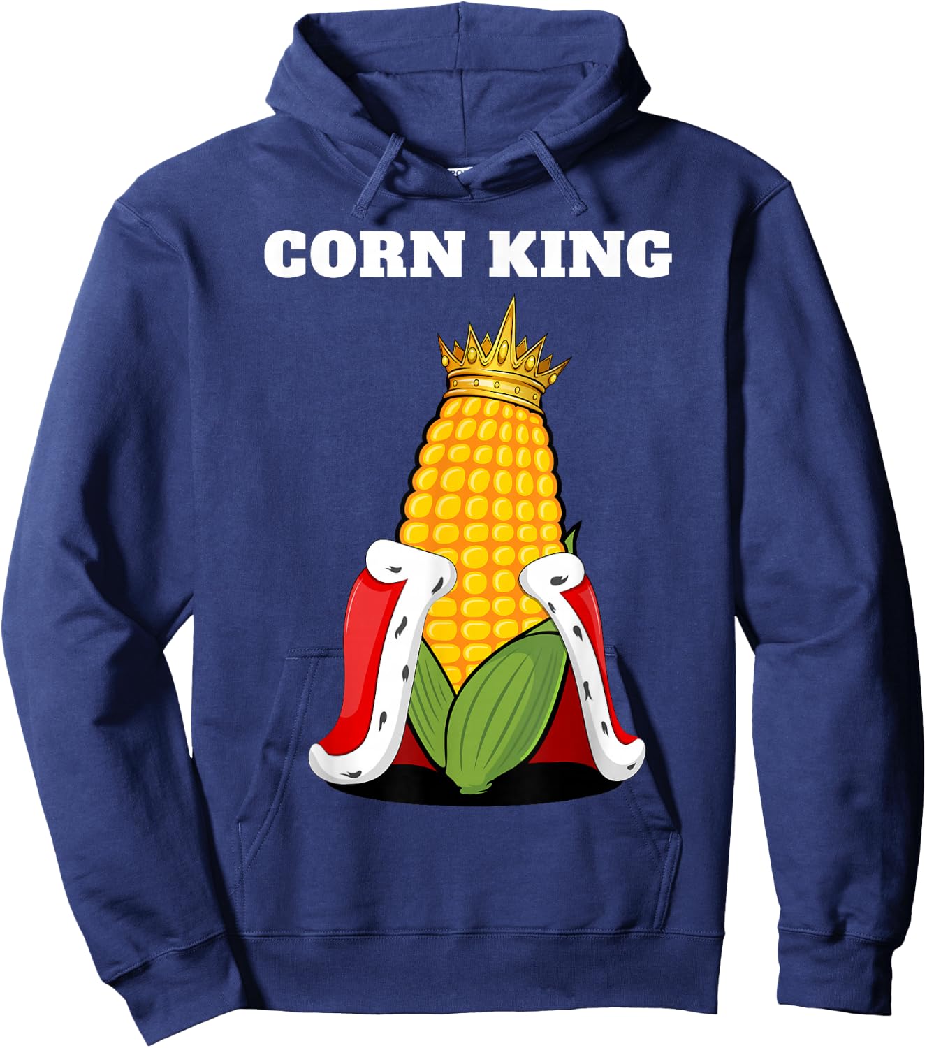 Corn King | Corn Lover Shirt | Sweetcorn Shirt | Corn Hoodie - Hoodie | Navy