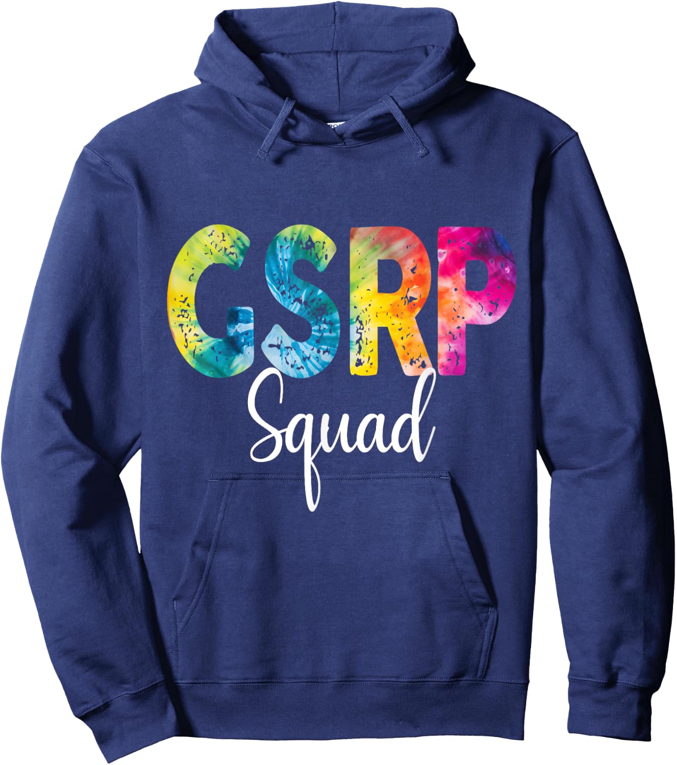 GSRP Squad Tie Dye Back To School women appreciation Hoodie - Hoodie | Navy
