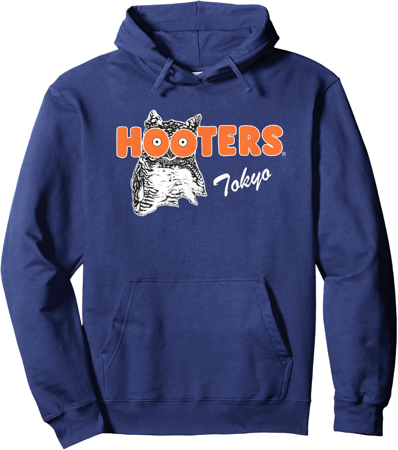 Hooters Tokyo Destination Restaurant Souvenir Retro Foodie Hoodie - Hoodie | Navy