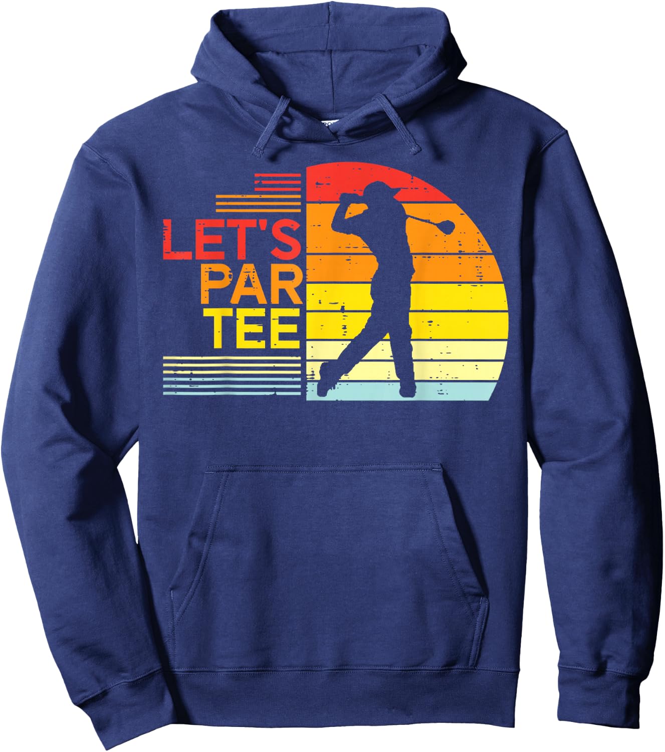 Golf Lets Par Funny Golfing Golfer Dad Men Women Kids Hoodie - Hoodie | Navy