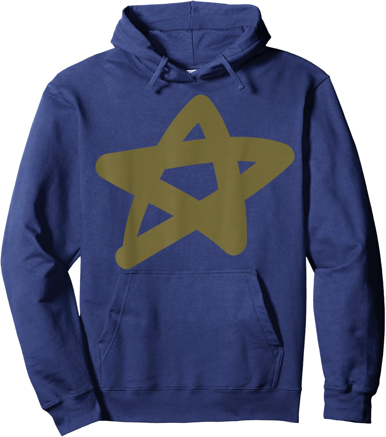 Gold Star Hoodie - Hoodie | Navy