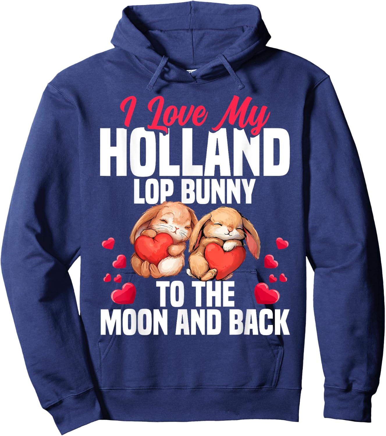 Holland Lop Bunny Costume Bunny Toys Holland Lop Bunny Hoodie - Hoodie | Navy