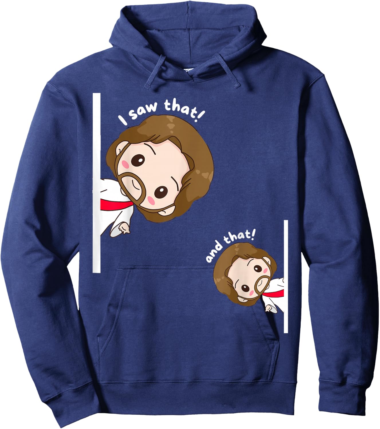 I Saw That Karma Jesus Funny Saying Quote Meme Bible Best Hoodie - Hoodie | Navy